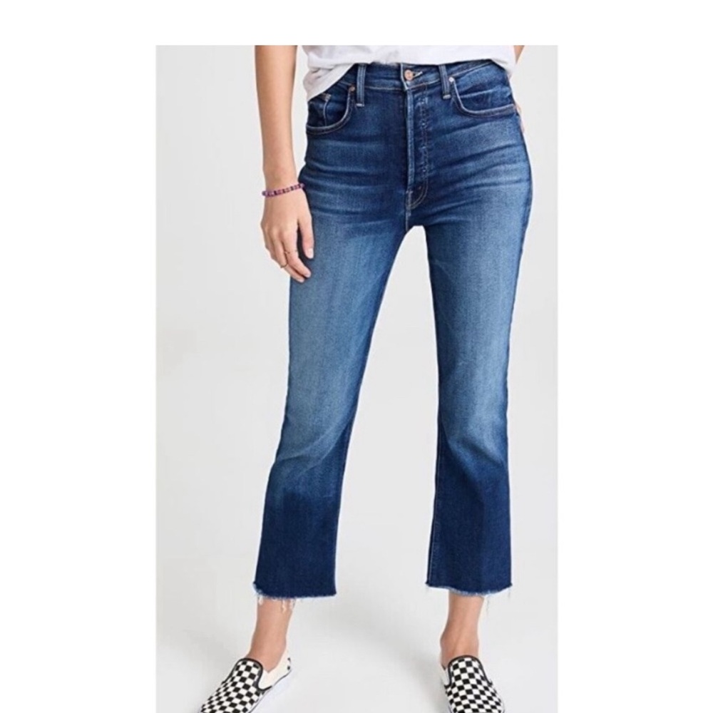 Mother The Tripper High Rise Ankle Frayjeans Chang is in the air 27